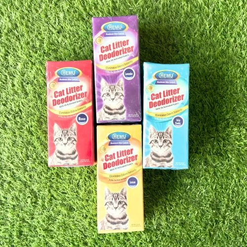 Remu Cat Litter Deodorizer Dry Powder With Activated Soda