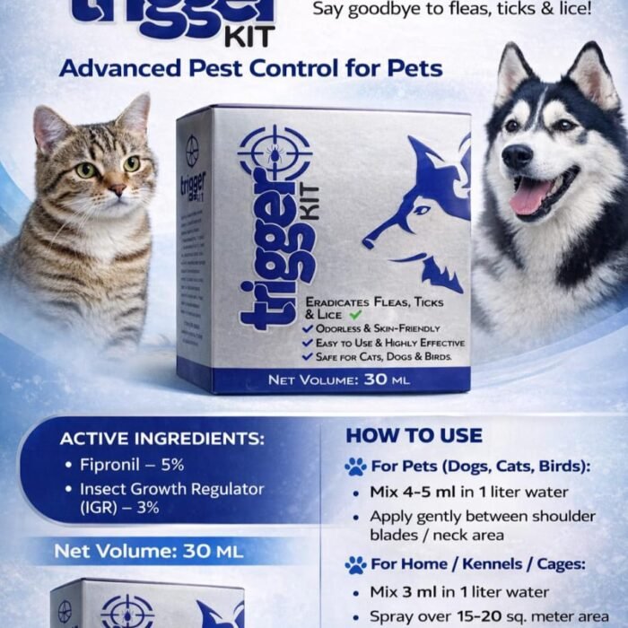 Trigger Kit - Advanced Pest Control for Pets 30ml
